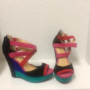 Sz 10 | Gianni Bini Multi-Color Wedges